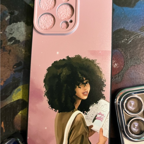 Gold Astronaut iPhone Case - Picture 3 of 4